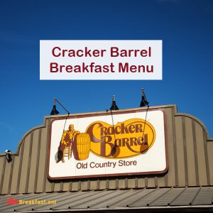 Cracker Barrel Breakfast Menu PDF with Prices