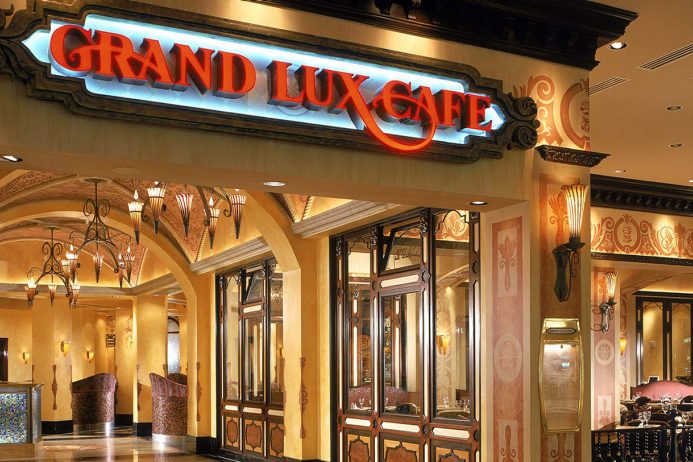 Grand Lux Cafe Breakfast Menu with Price