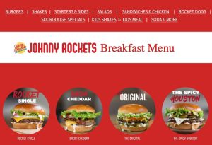 Johnny Rockets Breakfast Menu Item with Prices - Hours, Deals, Nutrition, Delivery Options