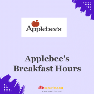 Applebee's breakfast hours