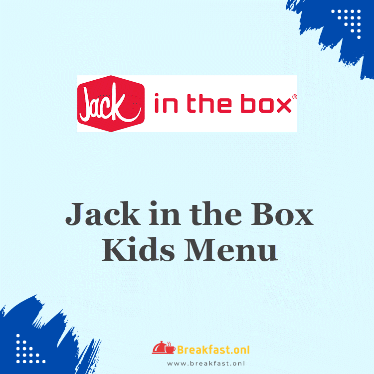 Jack in the Box Kids Menu