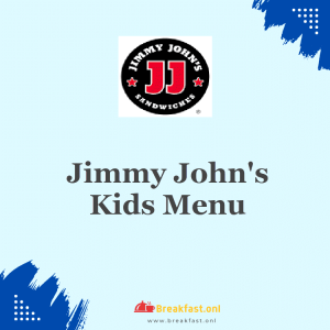 Jimmy John's Kids Menu