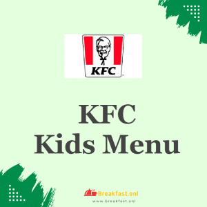 KFC Kids Menu