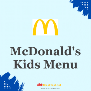 McDonald's Kids Menu